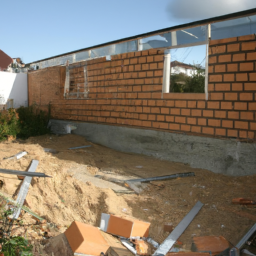 Agrandissement terrasse pour espace de jeu pour enfants Dembeni